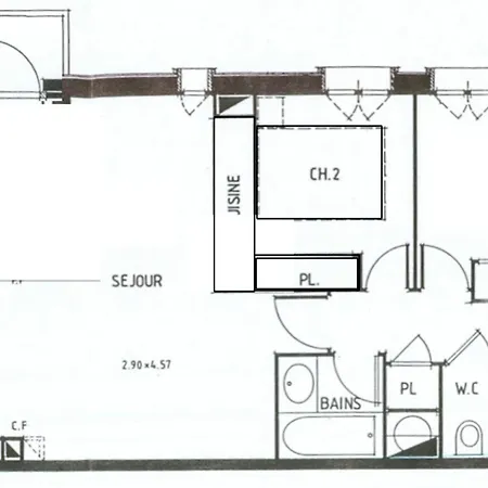 Skis Aux Pieds Avec Parking Couvert, 4 Pers. - Fr-1-862-66 Lejlighed *